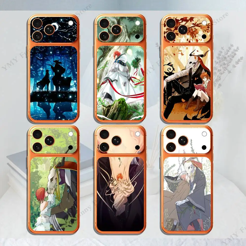 

Anime E-Elias Chise Hatori For Iphone 17 Pro ProMax Back Protective Decorative Sticker Back Cover