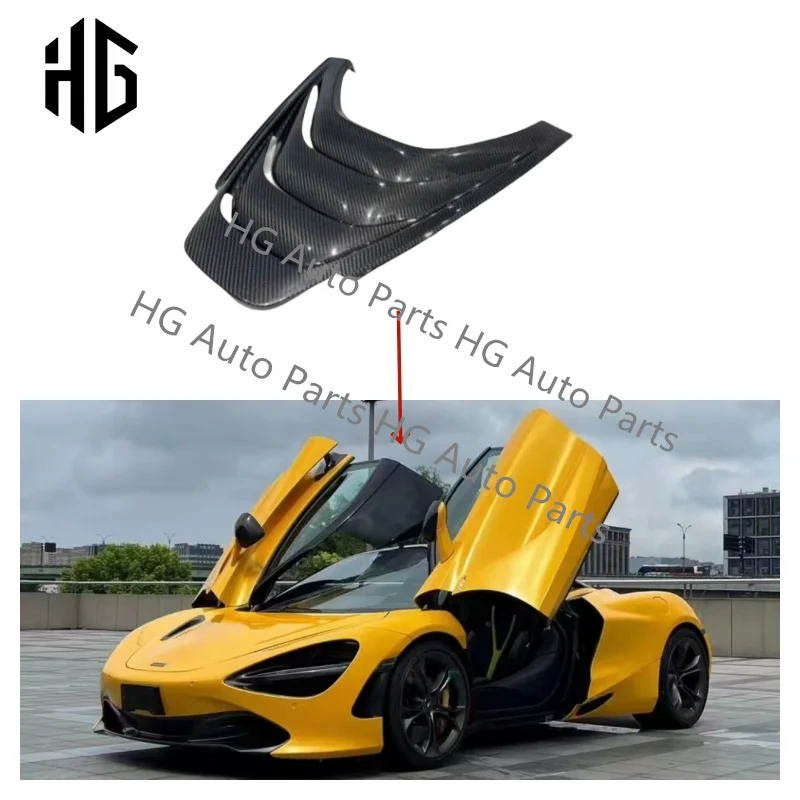 

Factory Wholesale 3k Real Carbon Fiber Rear Engine Hood For Mclaren 720s Coupe/Spider Back Bonnet Cover