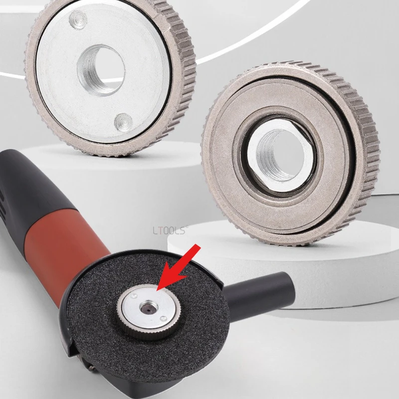 

Маленькая угловая шлифовальная машина, самоблокирующаяся пластина, прочная пряжка для ручной разборки, фиксирующая шлифовальная машина, детали патрона, прочная сталь, электрические инструменты