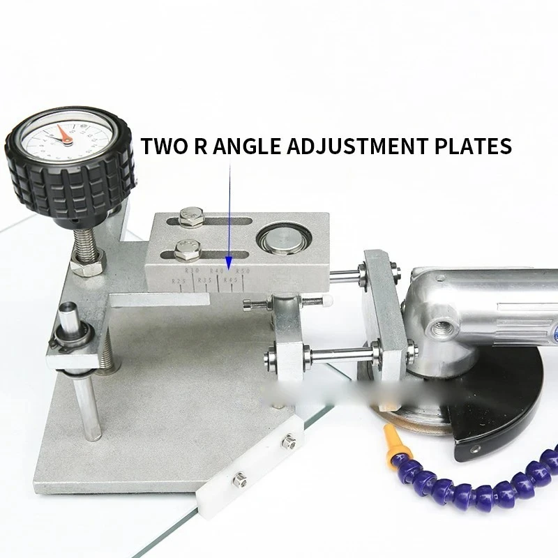 Pneumatic Glass Chamfering Machine Small Angle Grinder for Ceramic Tile Stone Fillet Right Angle Grinding