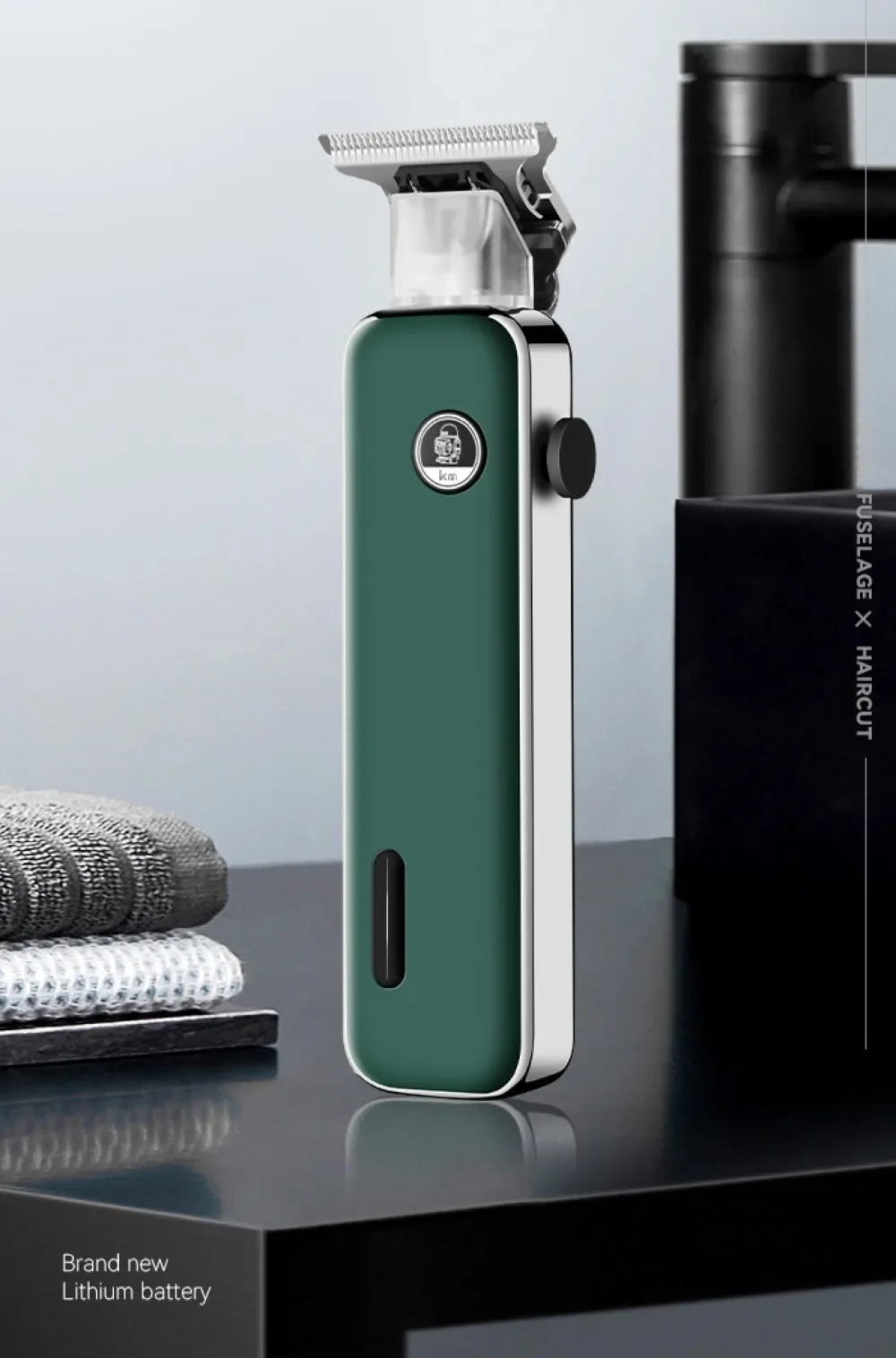 Kemei Elektrische Haarschneidemaschine Leuchtende Hochleistungs-Stille Haarschneidemaschine Mann Rasierer Trimmer Für Männer KM-5098 – Detail 1