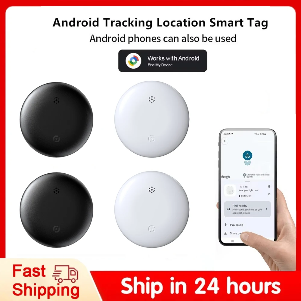 

Bluetooth GPS-трекер для Android Google Find My Device Локатор глобального позиционирования Airtag Smart Tag Finder для автомобиля Детская сумка для домашних животных