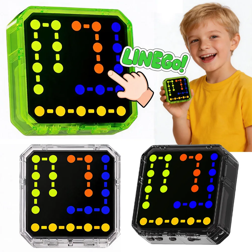 Electronic Handheld Game Console for Kids, Link Up Logic Thinking Game, Brain Teasers & Memory, Focus Training, Educational Trav
