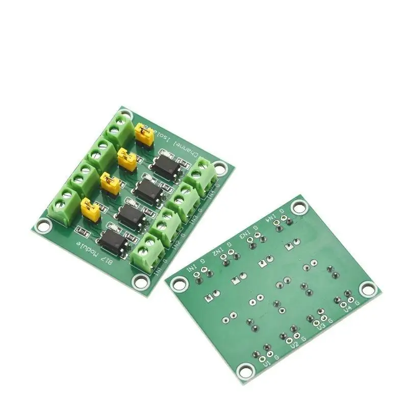 PC817 Channel Optocoupler Isolation Board 3.6-30V Voltage Converter Photoelectric Driver Module 817