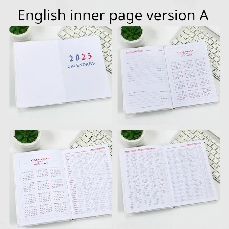 Imagem -05 - Inglês Página Interna Agenda Notebook Planejador Diário e Agenda Notepad Calendário 365 Dias Papelaria de Escritório 2023 1pc