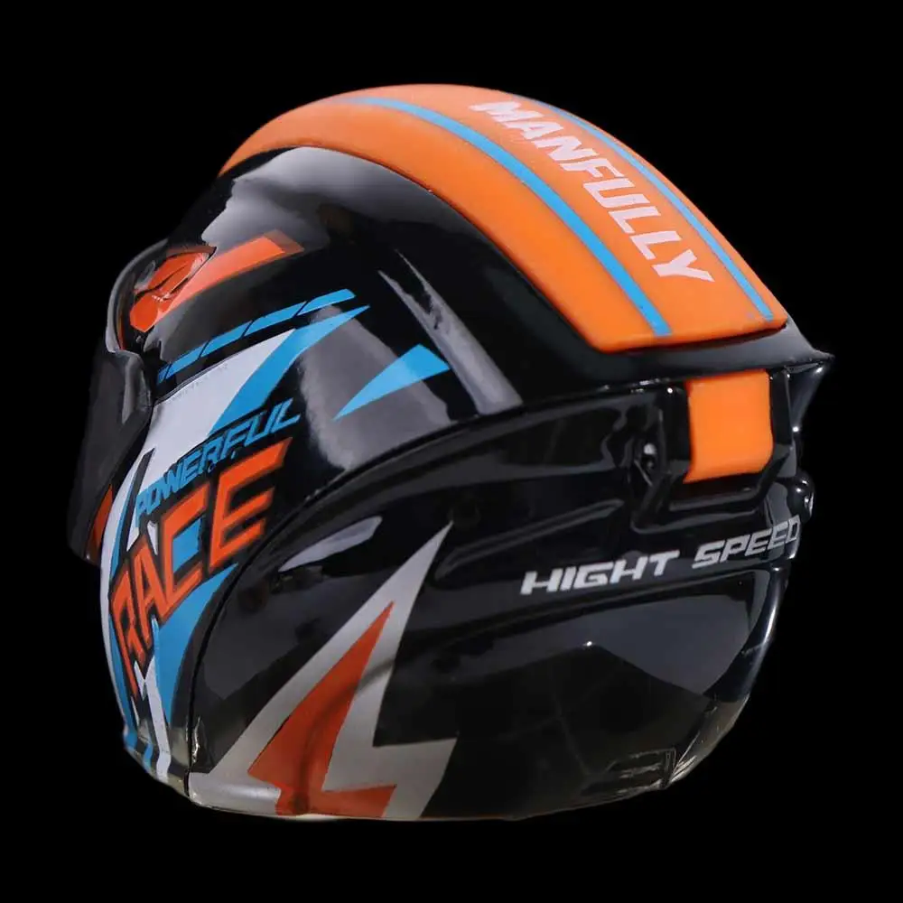 Deformation Helmet Simulated Motorcycle Rider Movable Limbs Flexible Transform Motorcycle Cool Alloy Movable Figurine Model