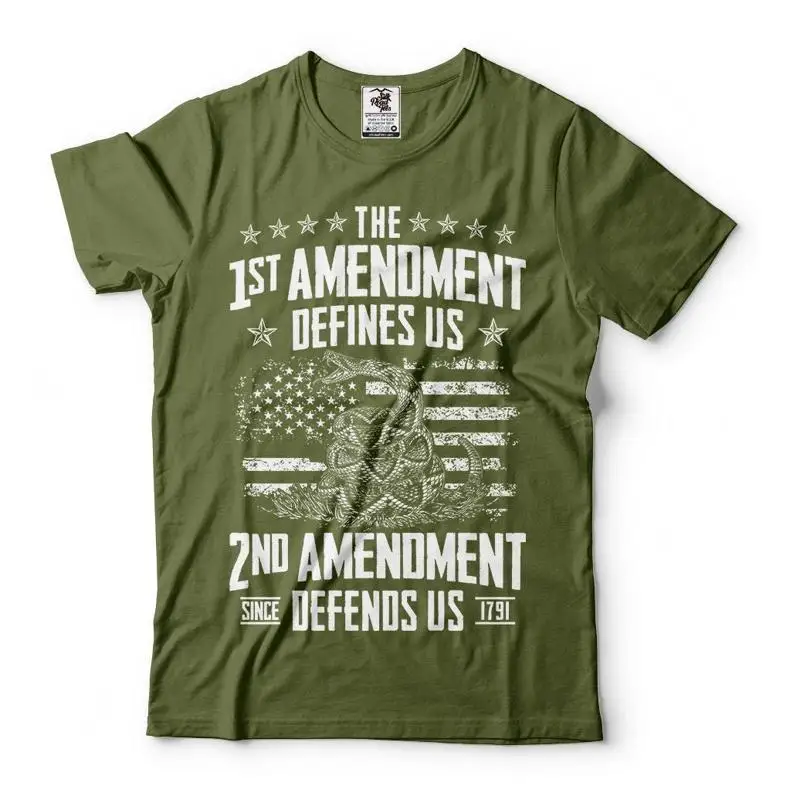 

Футболка с 2-мя поправками Конституции Gun Owner Us Patriotic