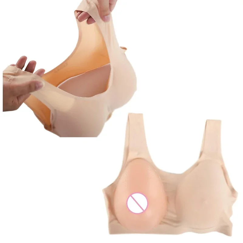 

Silicone Soft Breast Enhancer Pads Fake Boobs Bra Underwear Oversized Prosthesis Shemale Drag Queen Transgender Cosplay Costumer