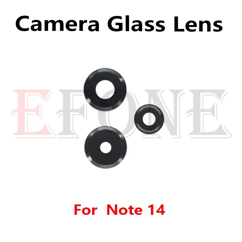 قطع غيار عدسة زجاجية للكاميرا الخلفية لهاتف Xiaomi Redmi Note 14 14 Pro Plus #2