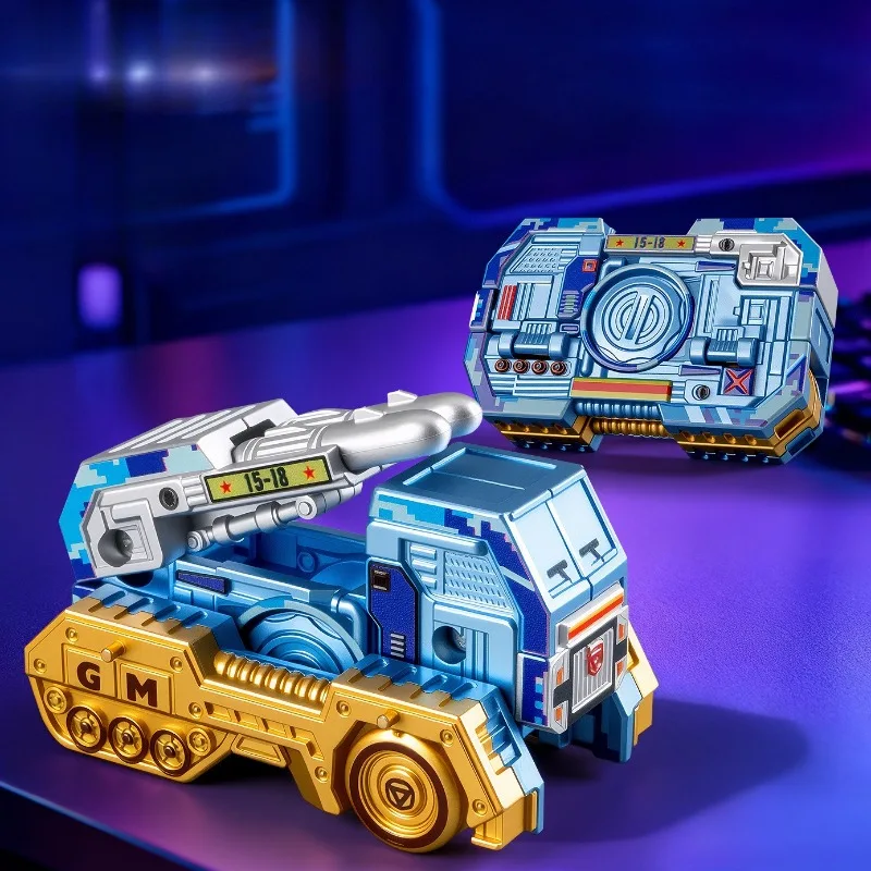 Wandelbare Roboter Tank Fidget Spinner Fingertip Kreisel Spitze EDC Lindern Stress Relief Spielzeug Für Kinder ADHS Kinder Geschenk