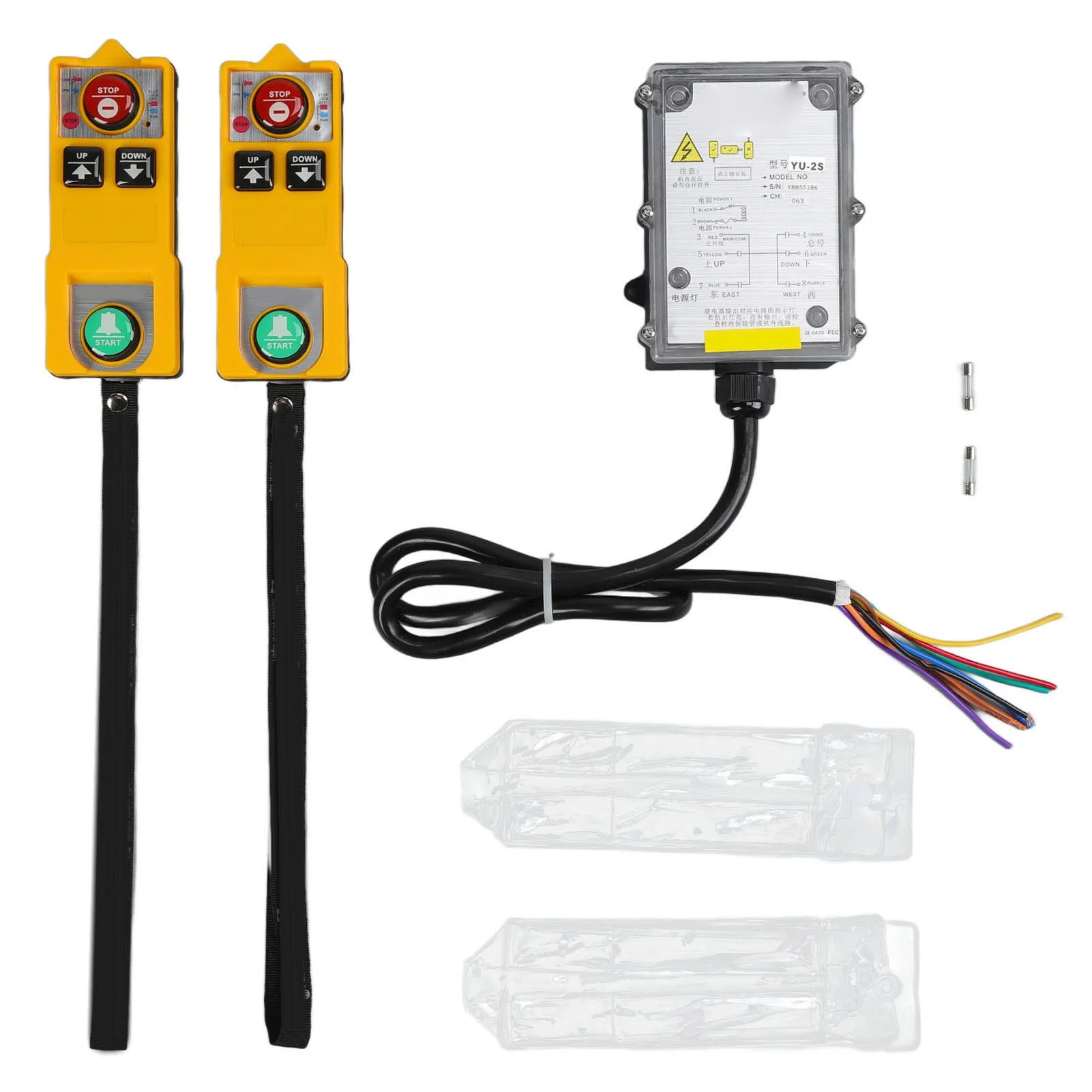 Industrial Remote Control Wireless Waterproof Hoist Crane Remotes Controller for Bridge CranesDC 24V