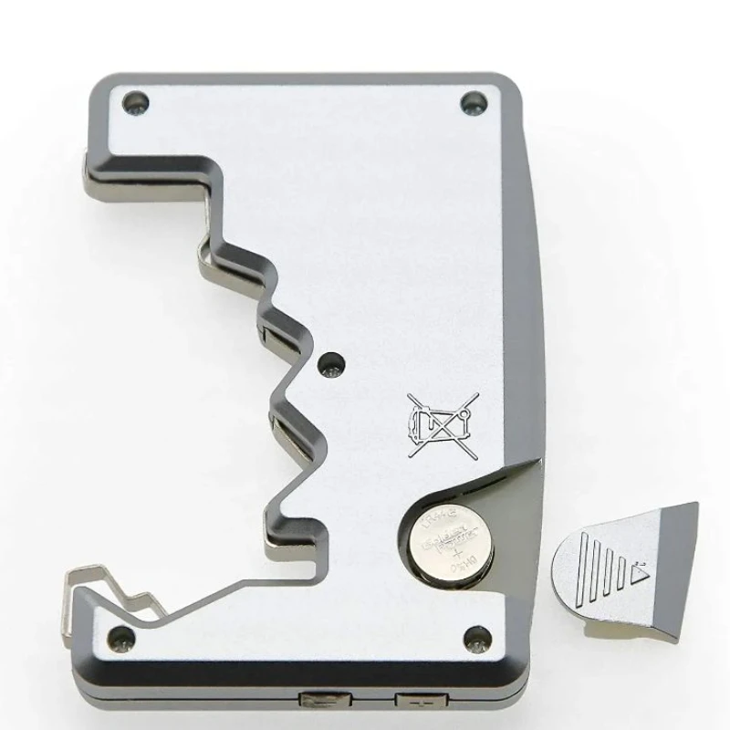 Tester poziomu baterii Przenośny wskaźnik pojemności baterii Kompaktowy rozmiar Cyfrowy wyświetlacz litowy Miernik napięcia baterii Srebrny Czarny