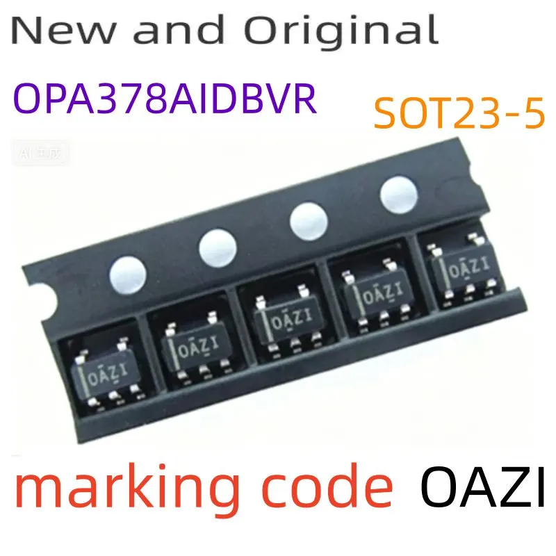 Opa378Aidbvr Sot23-5 Low-Noise 900Khz Rrio Zero-Drift Series Precision Operational Amplifier Marking Code Oazi