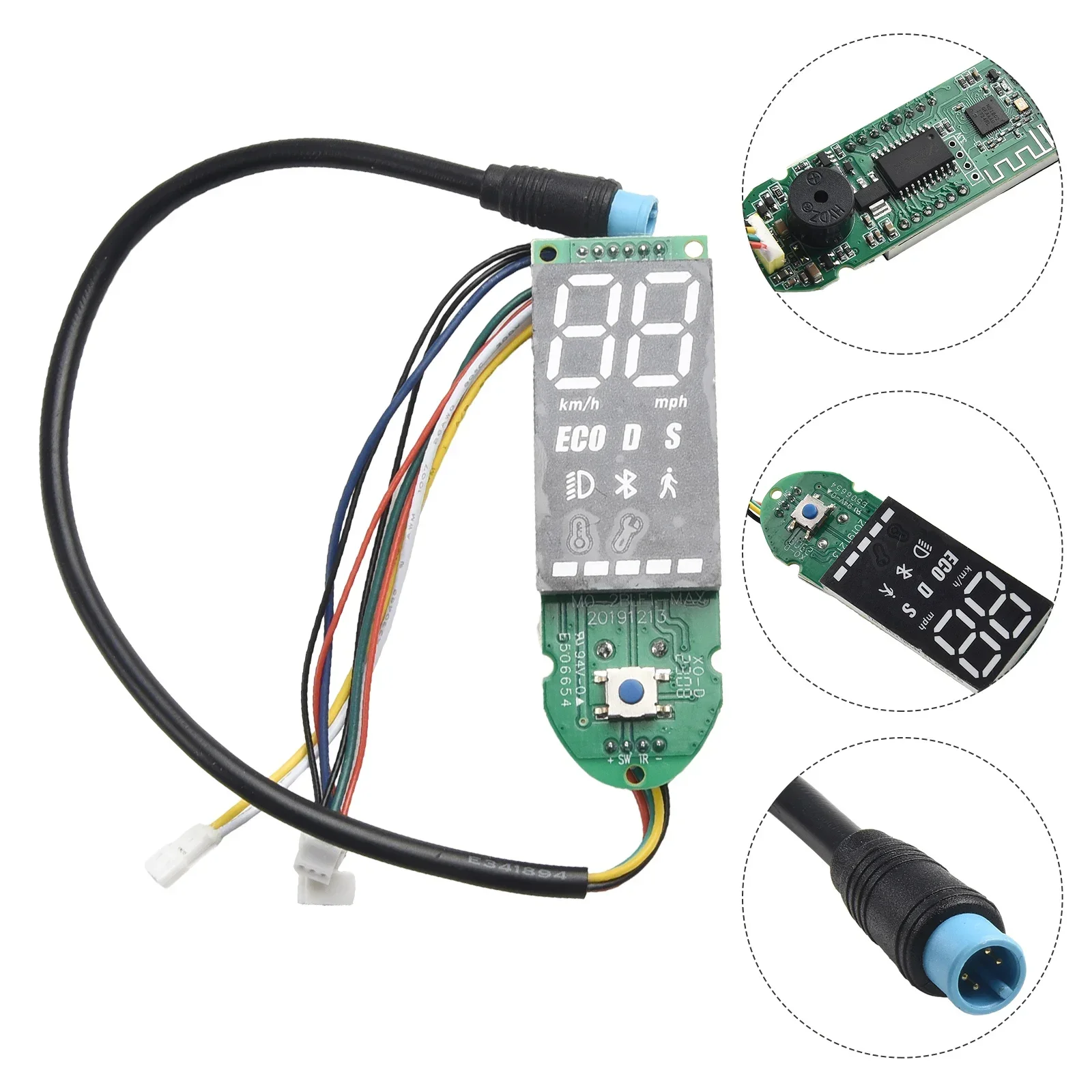 

Circuit Board Display Panel Dashboard Switch Speed E-Scooter For Ninebot F20 F25 F30 F40 Green Replacement Parts High Quality