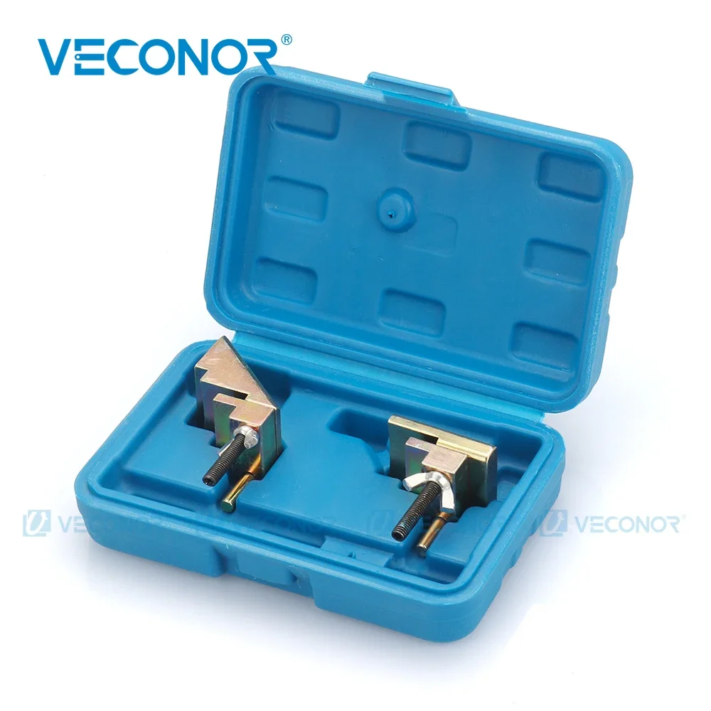 2PCS Elastic Stretch Ribbed Belt Install & Removal Tool Kit, Universal Auxiliary Drive Belt Pulley Remover Installer Tool