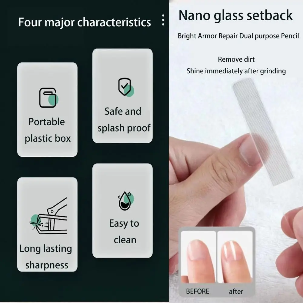 6-teiliges Set, spritzwassergeschütztes Nagelknipser-Set aus Edelstahl, buntes 6-teiliges Set, Nagelknipser-Reparaturwerkzeug, tragbares Pediküre-Werkzeug