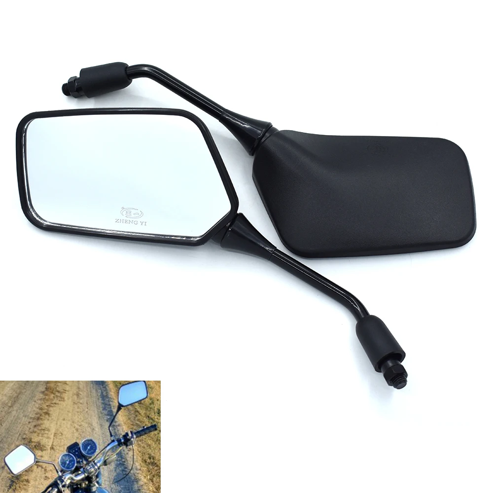 Universal 10mm motorcycle rearview mirror large size special offer For YAMAHA FZ1 FZ8 XMAX VMAX NMAX YBR125 SR400 XJR1300 XT660Z