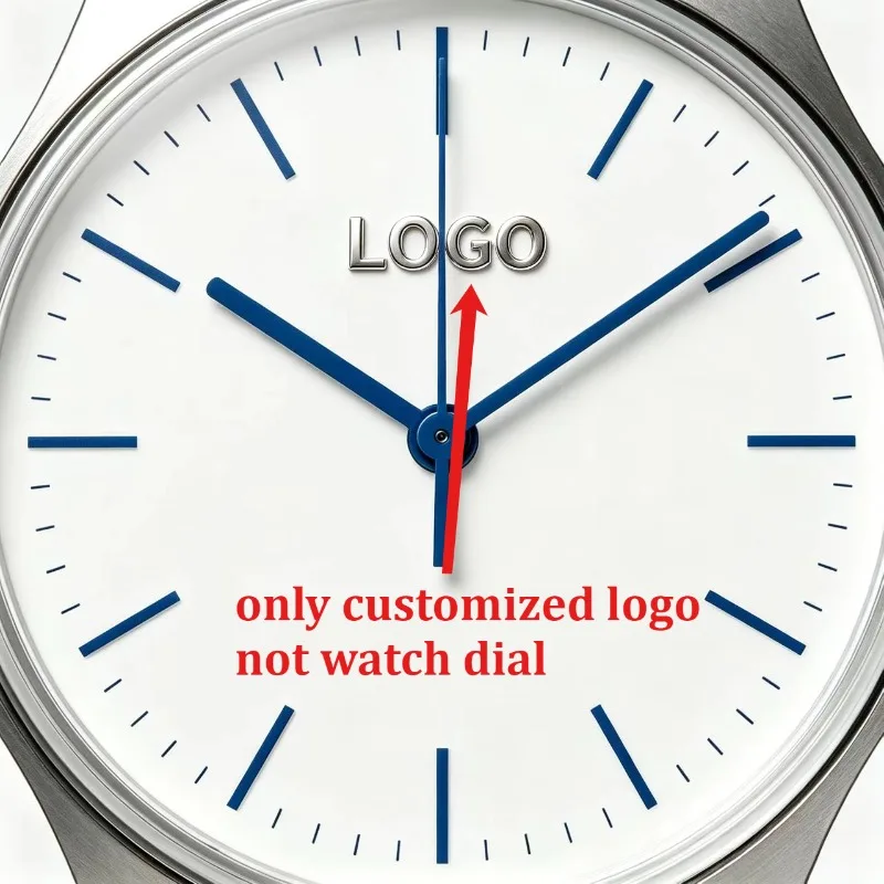 Custom Watch Logo, Metal Dial Logo Sticker, Gold and Silver Small Label Personalized Mini 3D DIY Name Engraving Flat Thin Raised