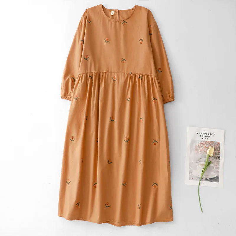 

Long Dress Women Dresses A Line Vestidos Y2k Streetwear Round Neck Full Sleeve Casual Loose Elegant Party Night Work 2026 Spring