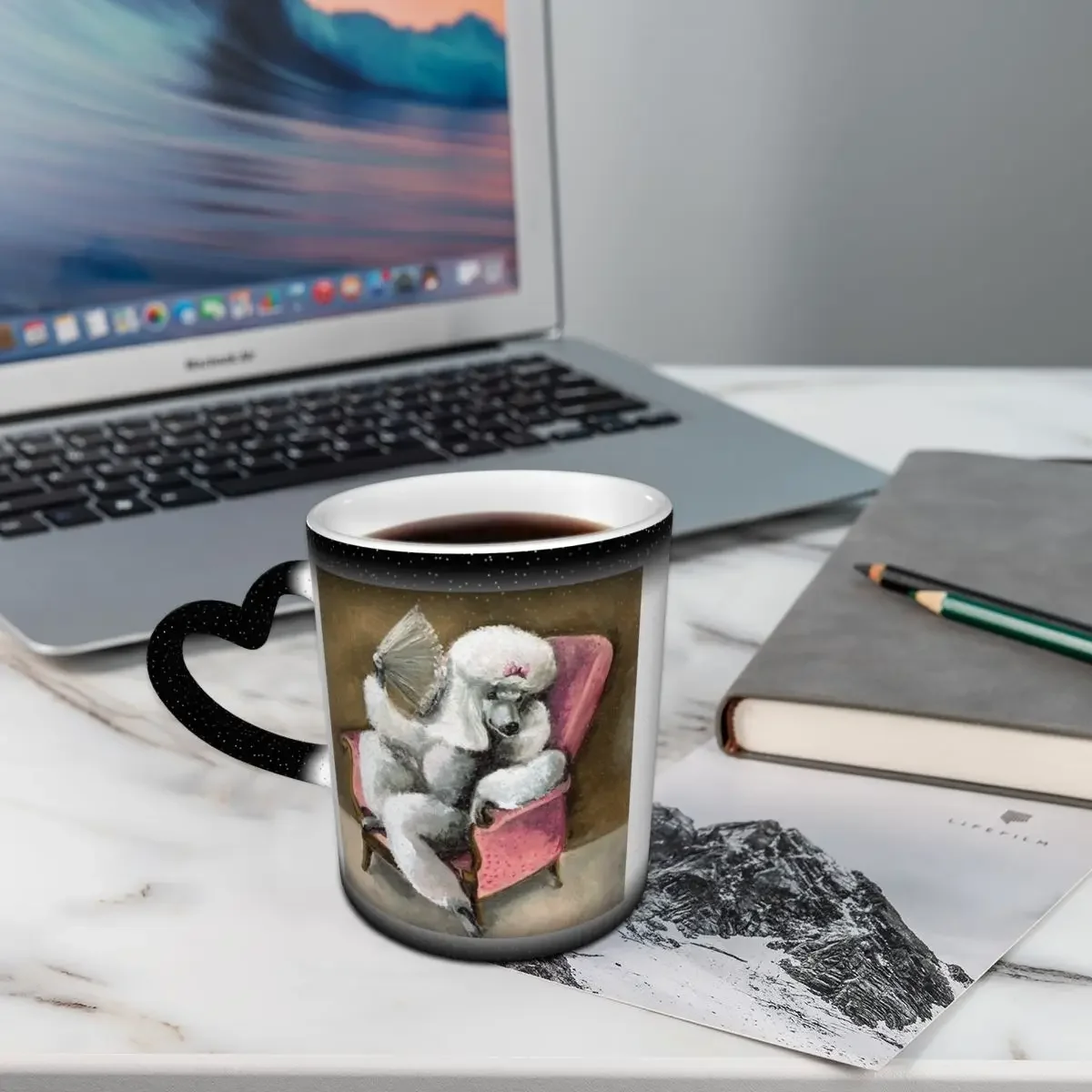 Poodle Cute Pet Dog Mug Funny Ceramic Coffee Cups Tea Mugs Milk Cup Drinkware Gifts for Woman Man