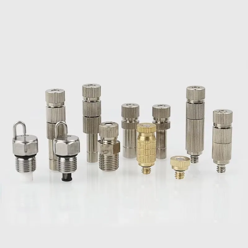 Greenhouse Humidifying Mist Unit, Stainless Steel Anti-clog Atomizer, Humidity Control Equipment for Agricultural Greenhouses