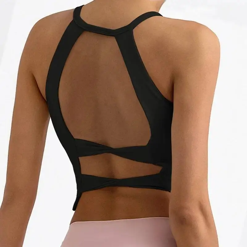 

BabYoung SEXY Girl Sports Bra Fiess Underwear Women Push Up Yoga Crop Top Bras Camis Energy Running Vest Gym Pilates Shirt