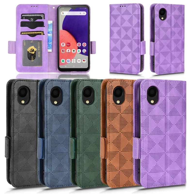 Funda de triángulo simétrico para Samsung A22 5G, carcasa ligera de primera calidad para Galaxy A22 5G, versión japonesa, SC-56B