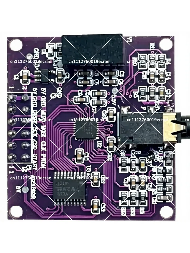 ECG Front-End Module for EKG Acquisition Respiration Monitoring Wireless Transmission Minimal System Board