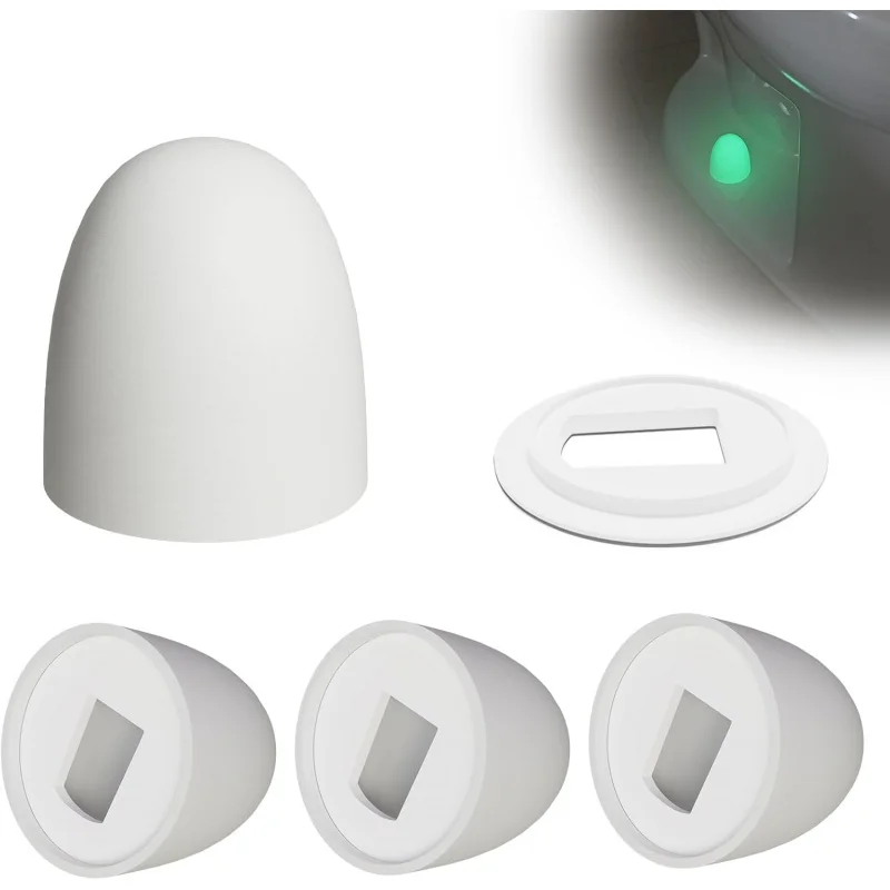 

Крышки для унитазов, светящиеся в темноте — 4-набор винтов для унитаза PLA с шайбами — универсальные декоративные белые колпачки
