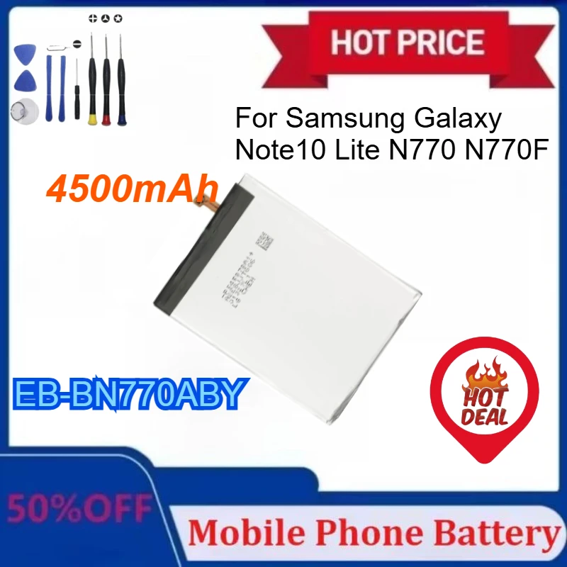 

New EB-BN770ABY 4500mAh High Quality Replacement Mobile Phone Battery For Samsung Galaxy Note10 Lite N770 N770F With Tools