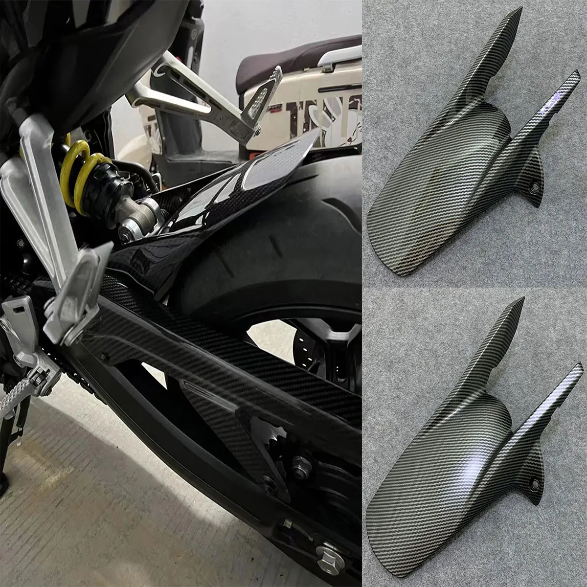 

For Honda CBR650R CBR 650R CB650R CB 650R 2019 -2023 Motorcycle Rear Fender Hugger Cover Mudguard Guard Tail Mud Splash Guard