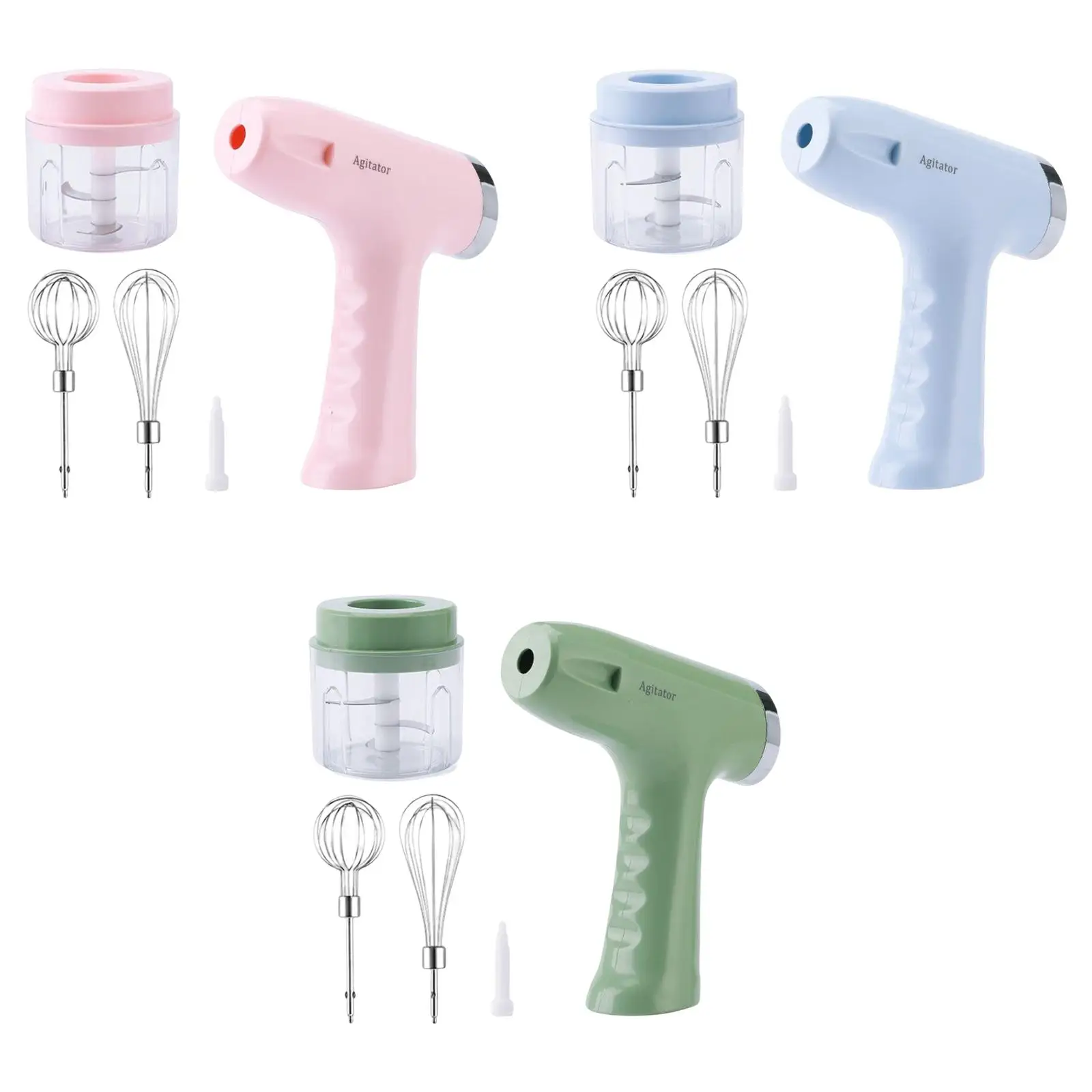 Kitchen Handheld Mixers with Whisk Hand Blender for Cream Cooking Baking