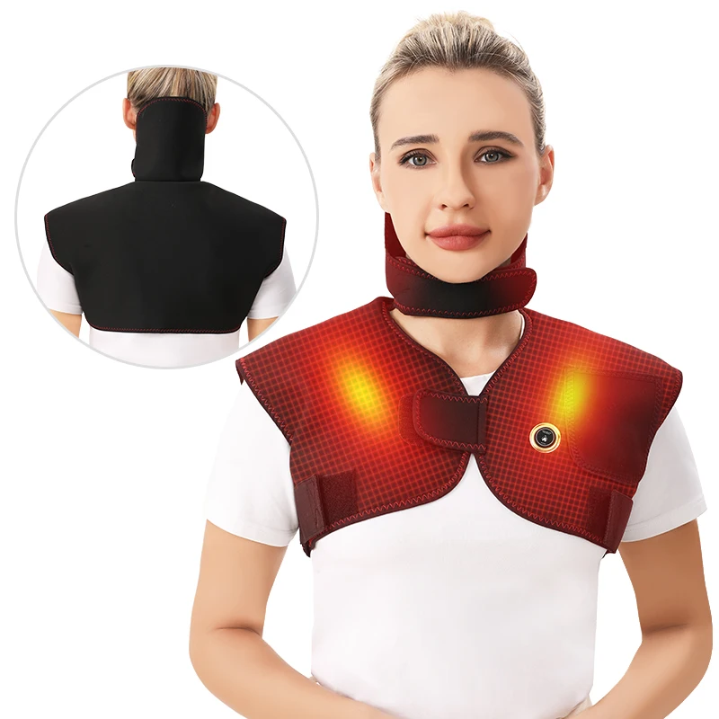 

Electric Neck Shoulder Massager 3 Timed Heating Levels Cervical Soreness Upper Back Stiffness Relief Perfect Gift for Seniors