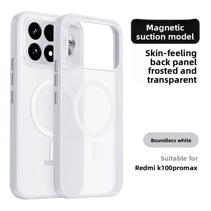 Dla Xiaomi POCO F9 Ultra Etui Twarde PC Przezroczyste Magnetyczne MagSafe Ochronne Etui na Tył Dla POCO F9 Pro F9Ultra — zdjęcie produktu 4