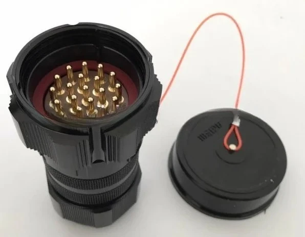 Conector de estilo Socapex de enchufe macho hembra multipin de 19 pines para iluminación de escenario