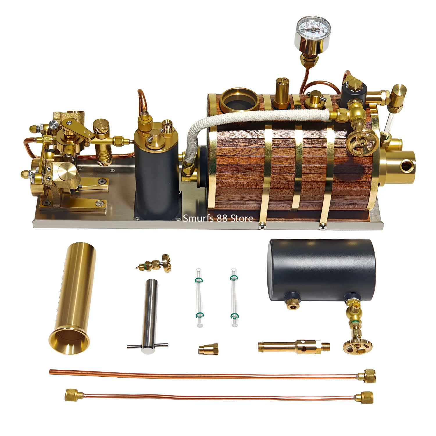 

Ship model steam engine boiler model, high-efficiency horizontal metal steam engine boiler model