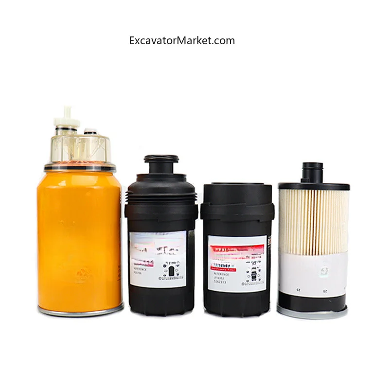 Liugong LG913 915E Excavator Oil Diesel Filter Paper Oil Water Separator Paper Diesel Air Filter Maintenance filterparts