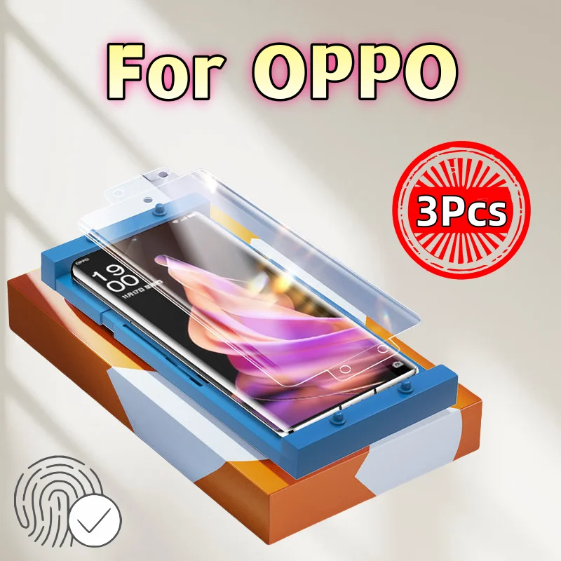 

3Pcs For OPPO Find X8 X7 X6 X5 X3 X2 Ultra Reno 12 11 10 9 6 5 4 3 Pro Plus Screen Protector Protective ,Not Tempered Glass