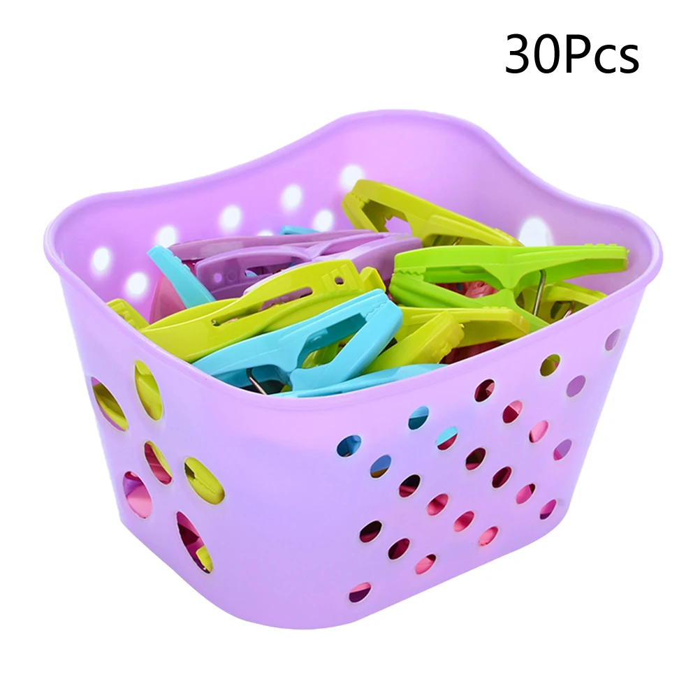 

30 Pcs Plastic Clip Clothes Clips Painting Display Pegs Photo Paper Clothespin Drying