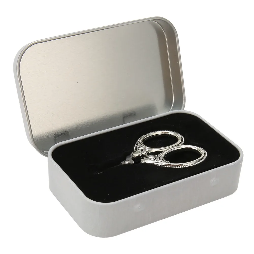 

Маленькие ножницы для вышивания из нержавеющей стали, античное серебро, античная медь, швейные ножницы, ножницы для вышивки крестом, резка бумаги