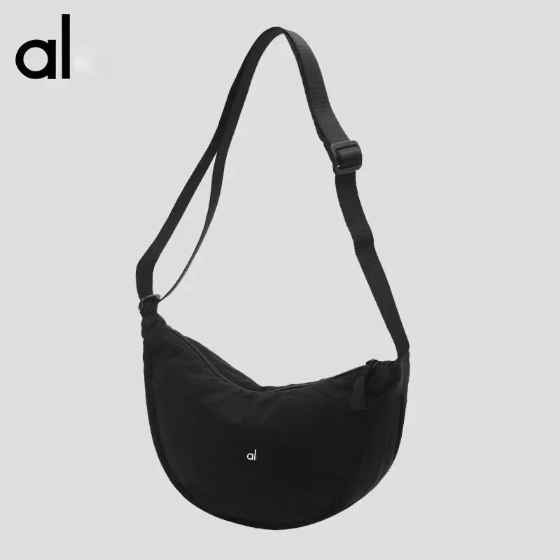 Bolso cruzado de nailon para hombre y mujer, bolsa de dumpling informal, ajustable, multifuncional, AL 24