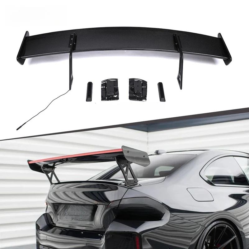

High Quality Dry Carbon Fiber Rear Spoiler LED For G80 M3 G82 M4 G87 M2 G42
