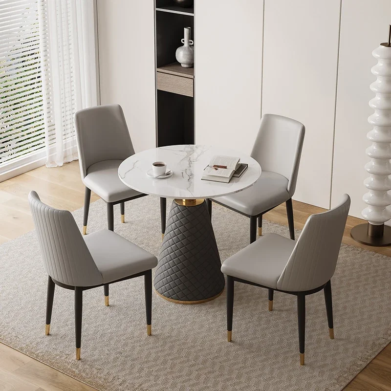 مكتب طاولة طعام مستديرة ردهة الفندق شرفة متعددة الوظائف توفير مساحة طاولة طعام خلع الملابس أثاث القهوة Mesas De Jantar