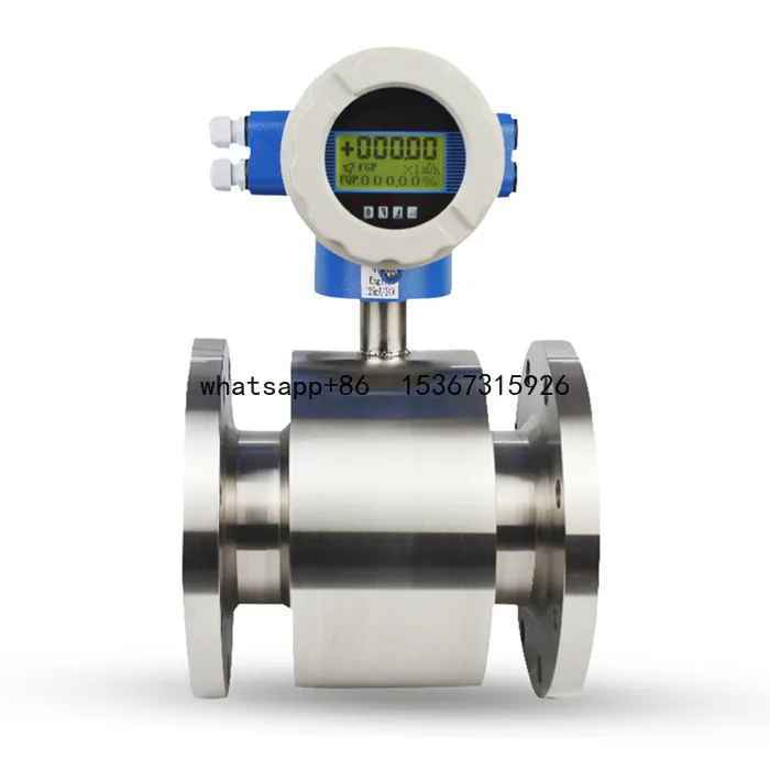 2 4 8 inch Magnetic FlowMeter Transmitter 4-20mA RS485 Electromagnetic Flow meter