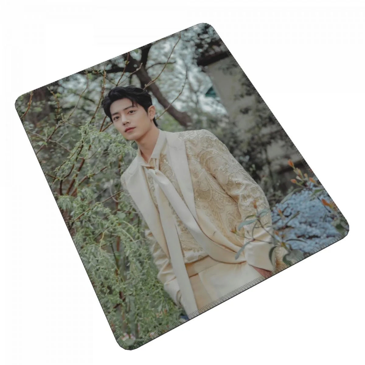 Tapis de souris en caoutchouc Xiao Zhan Yibo Hu Ge Zhang Ruoyun Wang Hedi Gong Jun Cai Xukun Re Ba Yang Mi Li Xian, pour ordinateur