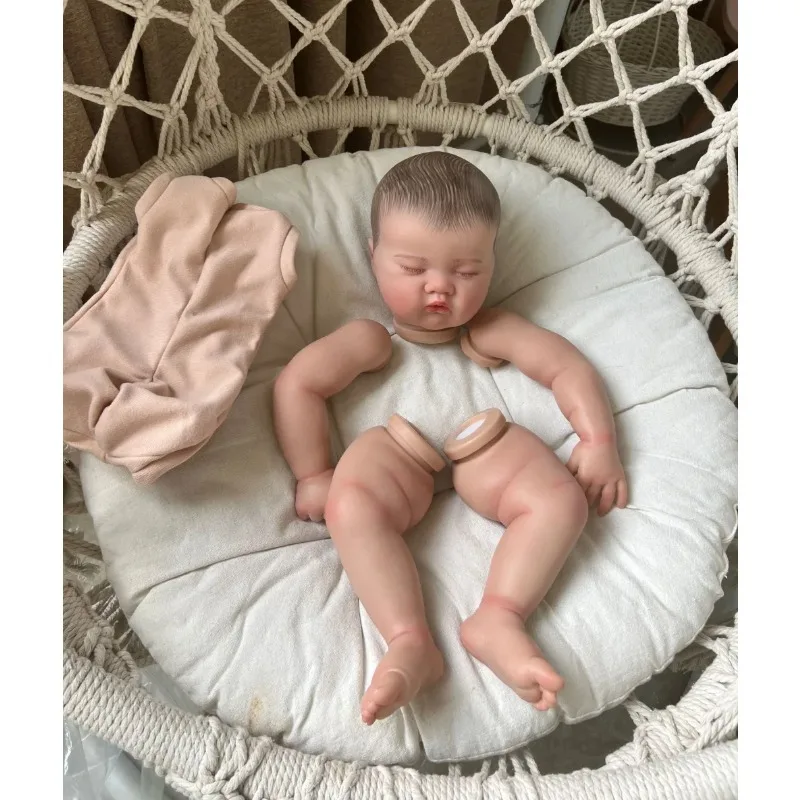 

20-дюймовый комплект куклы реборн ASHIA, уже окрашенные детали куклы с тканевым корпусом