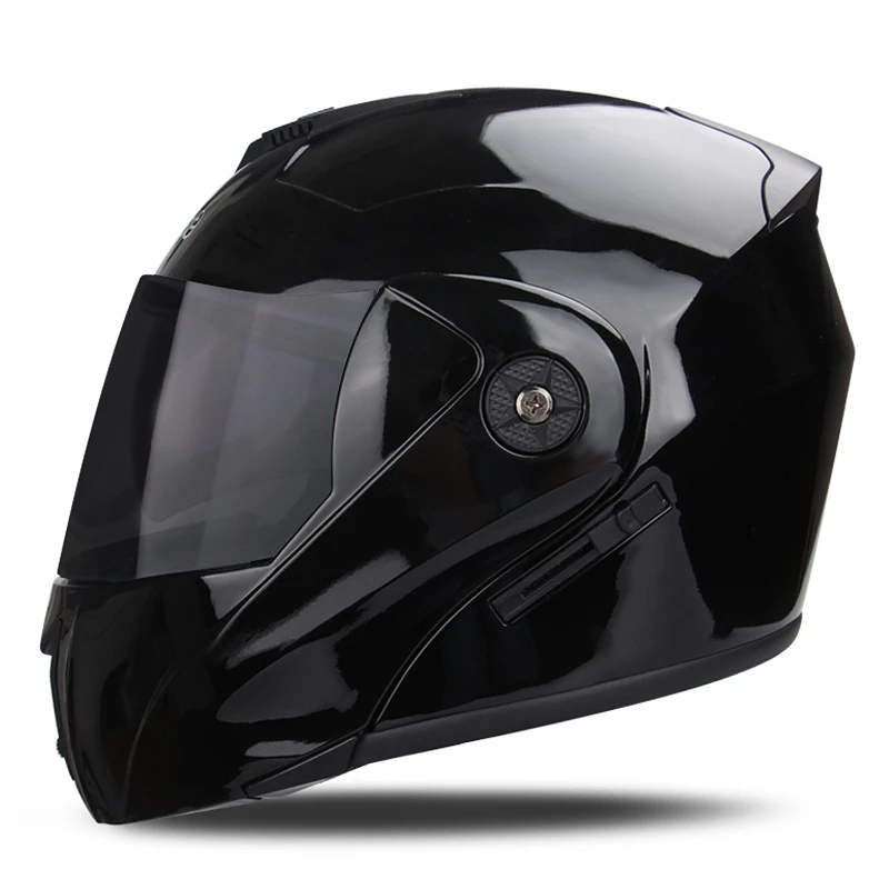 Safety Motorcycle Helmet DOT Flip Up  Double Lens Unisex Helmet With Visor  Cross Section Helmet  Modular Flip Helm