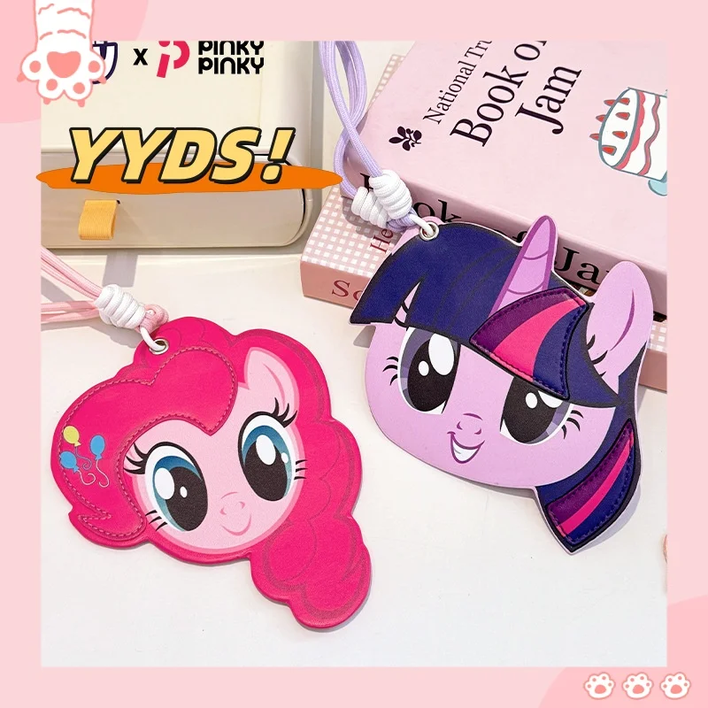 

Little Pony Bracelet Badge Holder Protective Case Working Card Certificate Badge Pendant Women's Animation Accessories