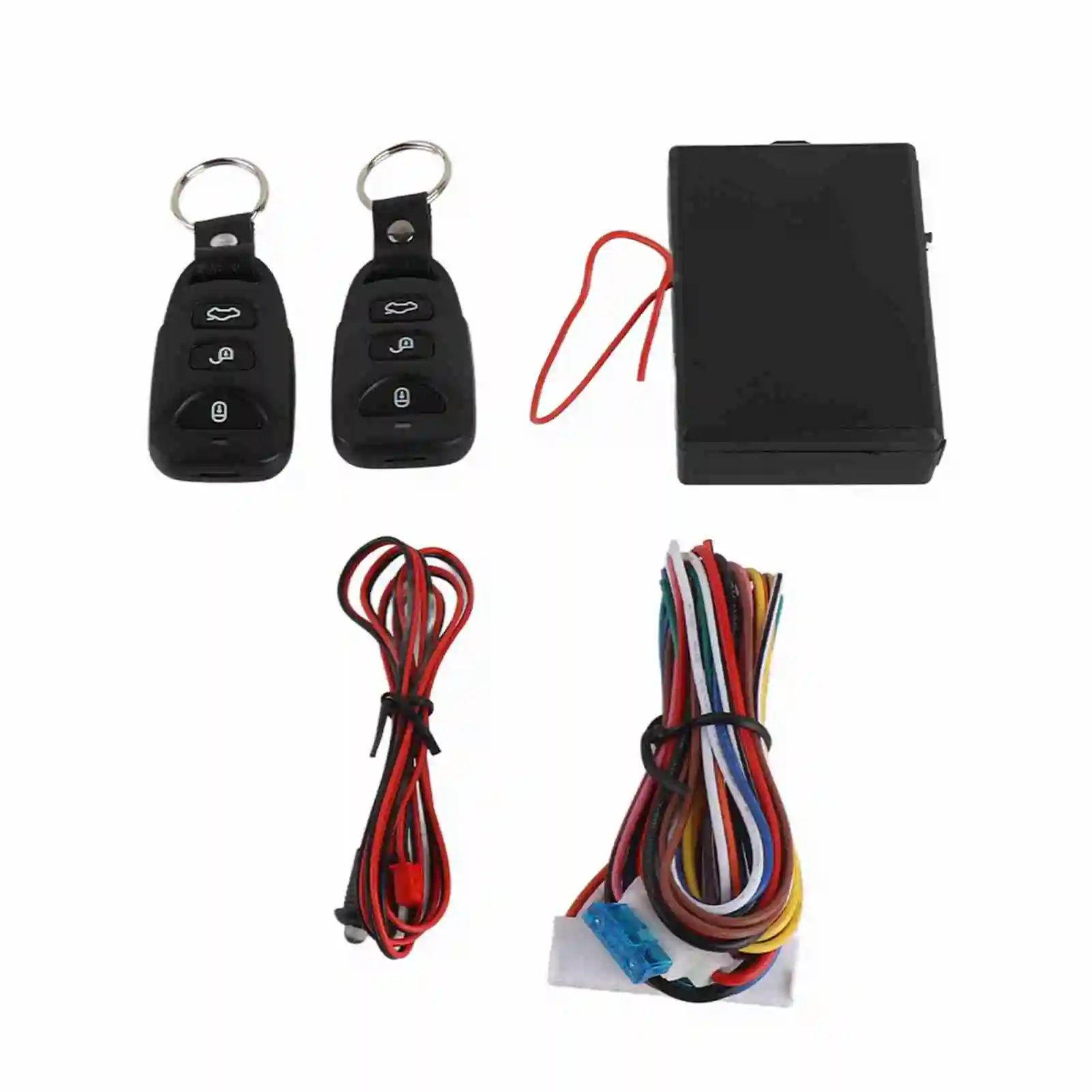 Universal Car Door Lock Remote Central Kit With LED Indicator Remote Antitheft Remote Starter 3 Buttons Keyless Car Entry System