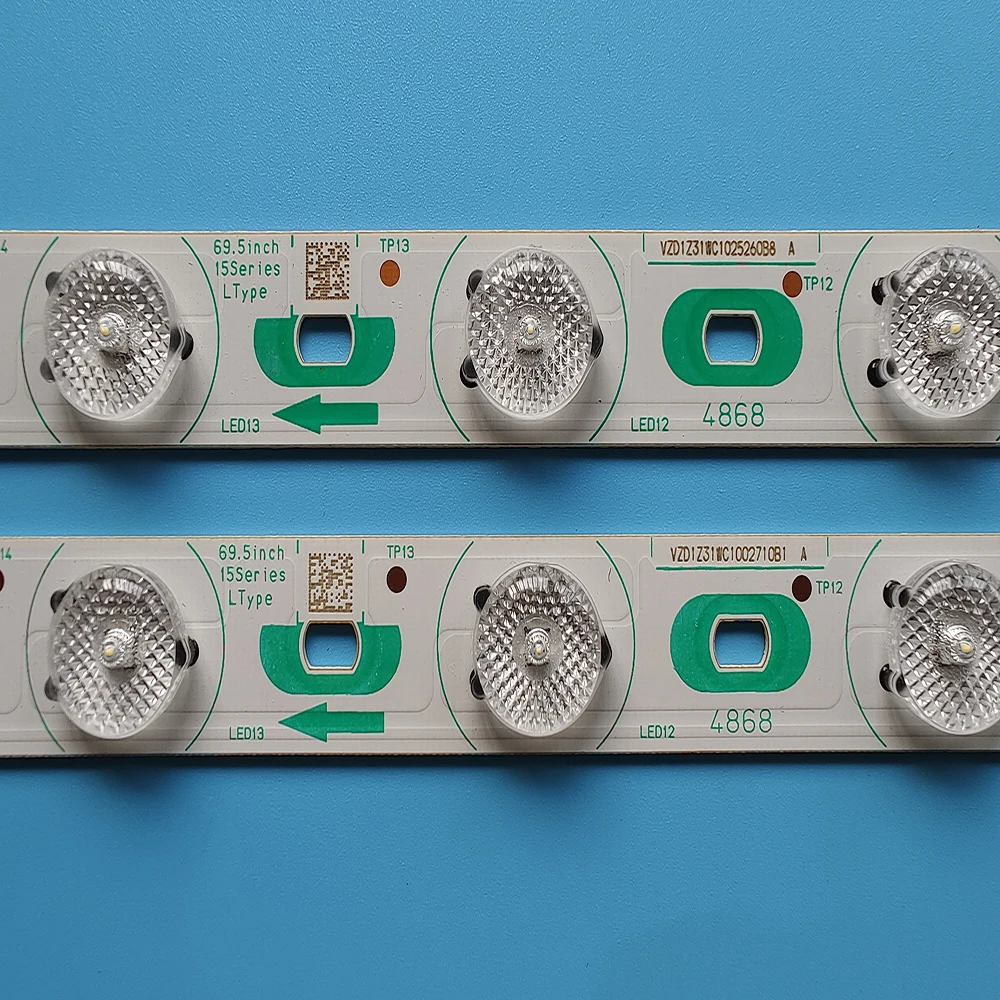 Nova barra de retroiluminação LED de 15 lâmpadas 6V 28 chips PN-L702B para LCDs de 70 polegadas